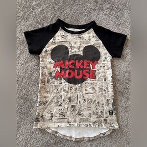 🌶️ Rags Mickey Mouse Black and Cream. Size 3-4T